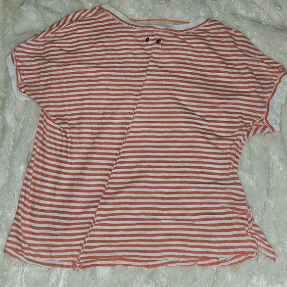 Free People Cross Stitch T-Shirt Sz Sm - Picture 6 of 8